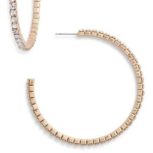 Something Navy Hoop Earrings